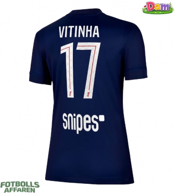 Paris Saint-Germain Vitinha #17 Hemmatröja Kvinnor 2025-26 Kortärmad